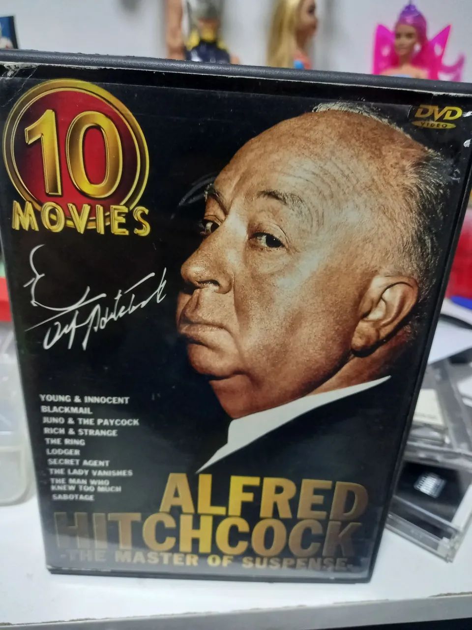 BOX DVD ALFRED HITCHOCK 10 FILMES