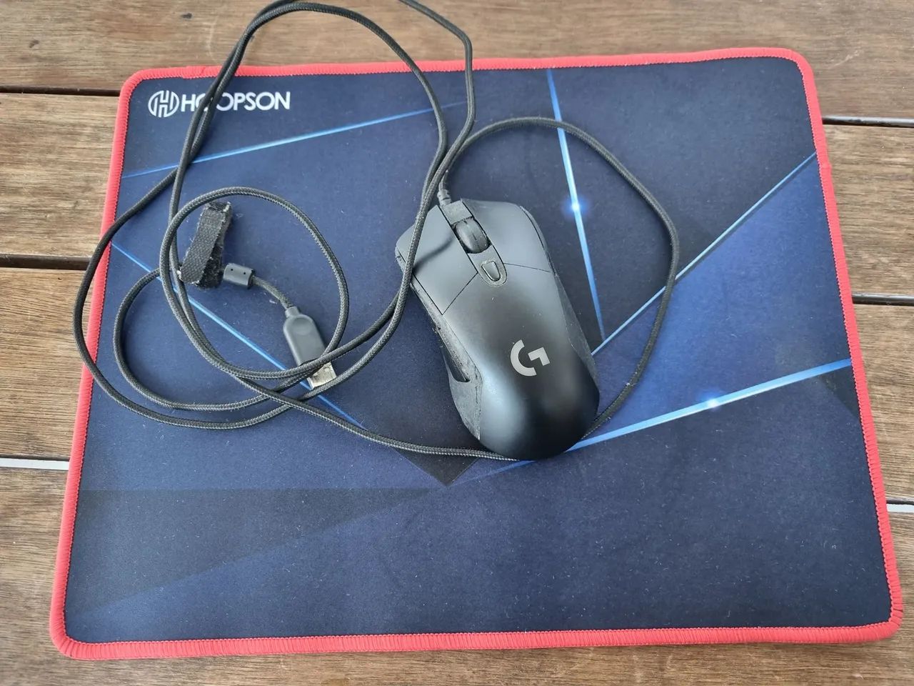Logitech G403 Hero Mouse + Mousepad