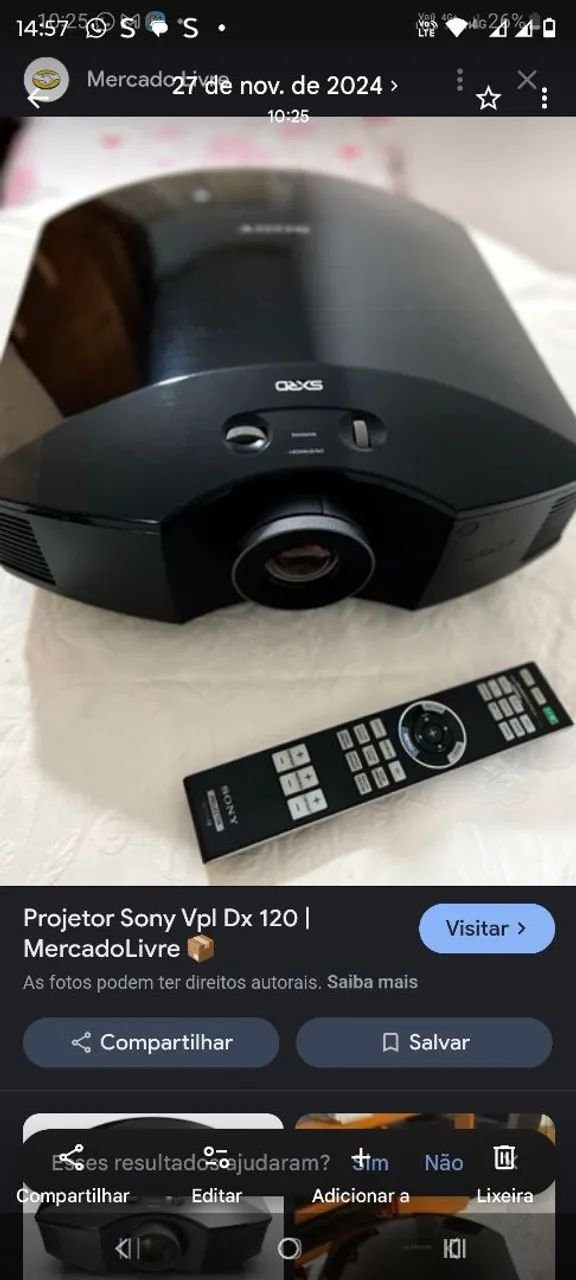 Vendo projeto da sony 