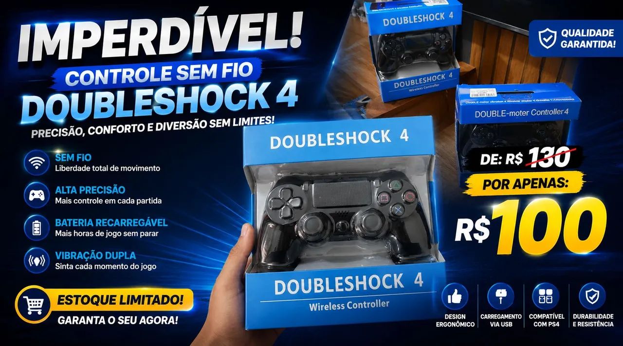 Controle doubleshok 4