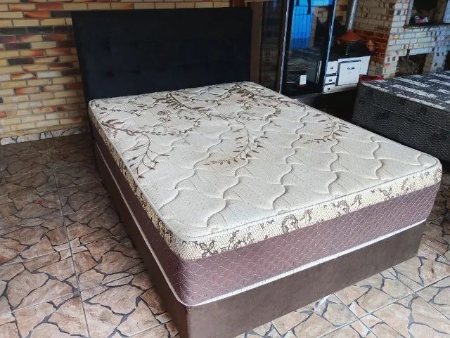 Cama box casal...Com Cabeceira 