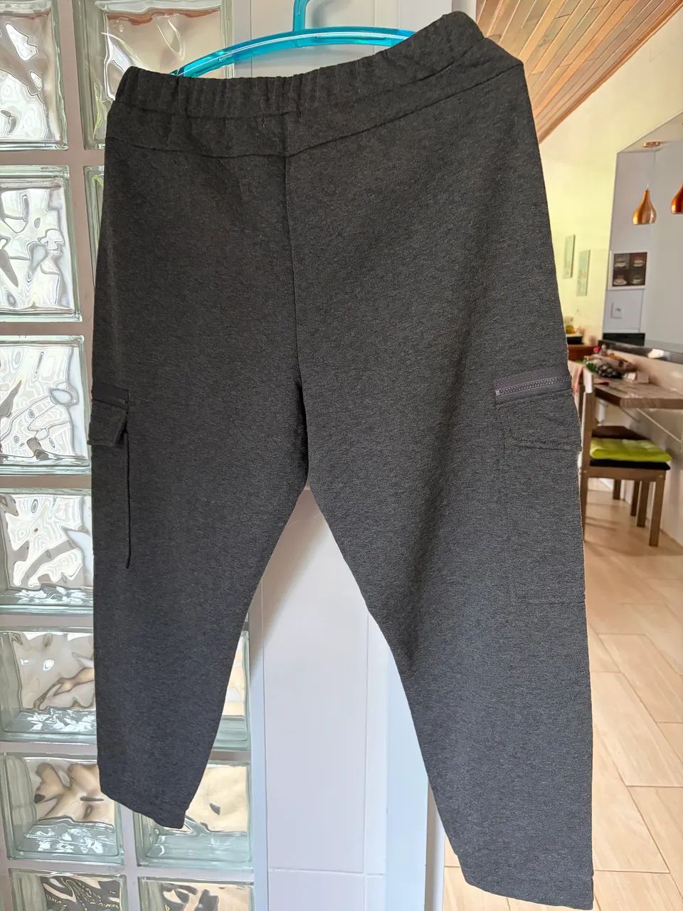 Calça moleton pantalona nova  tamanho G - Foto 3