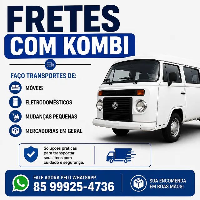 FRETES COM KOMBI