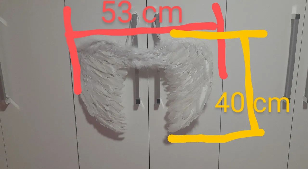 Asas de Anjo para Fantasia Infantil - Foto 3