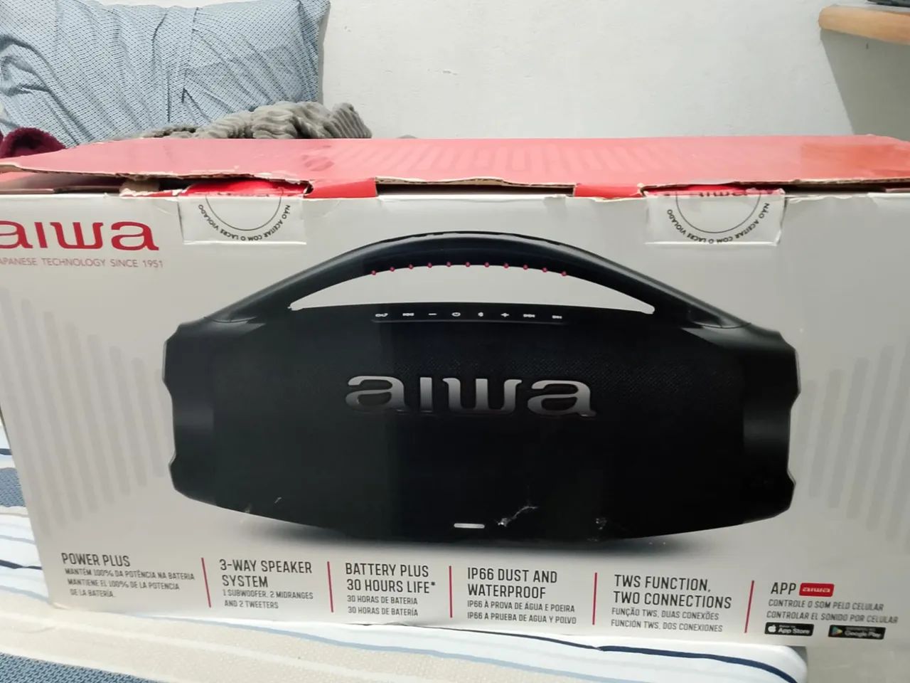 Caixa de som AIWA - Foto 2