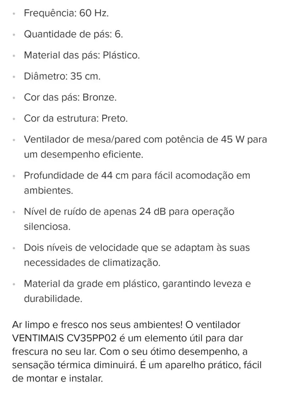 Circulador de Ar chão e parede - Foto 4