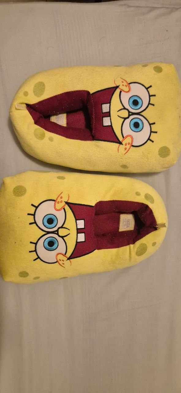 Pantufas do Bob Esponja