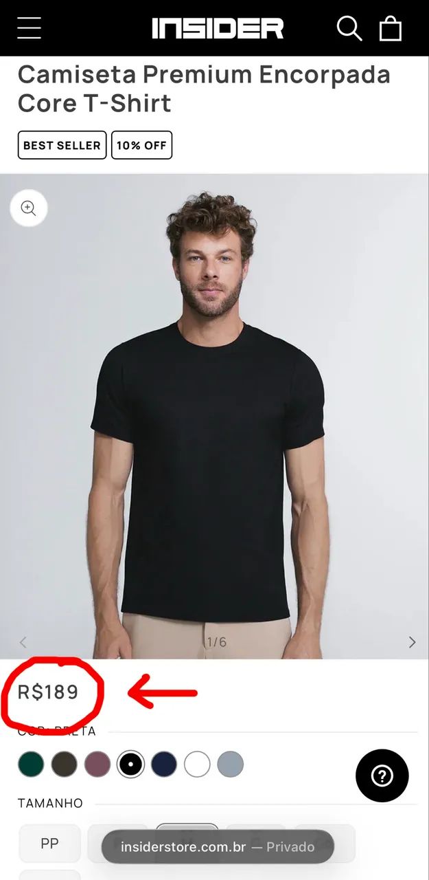 Camisa Core Insider nova (tamanho M) - Foto 4