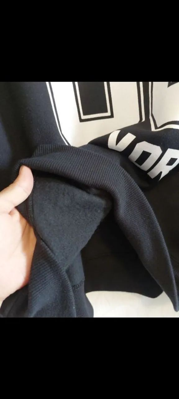 Moletom preto da C&A novo - Foto 3