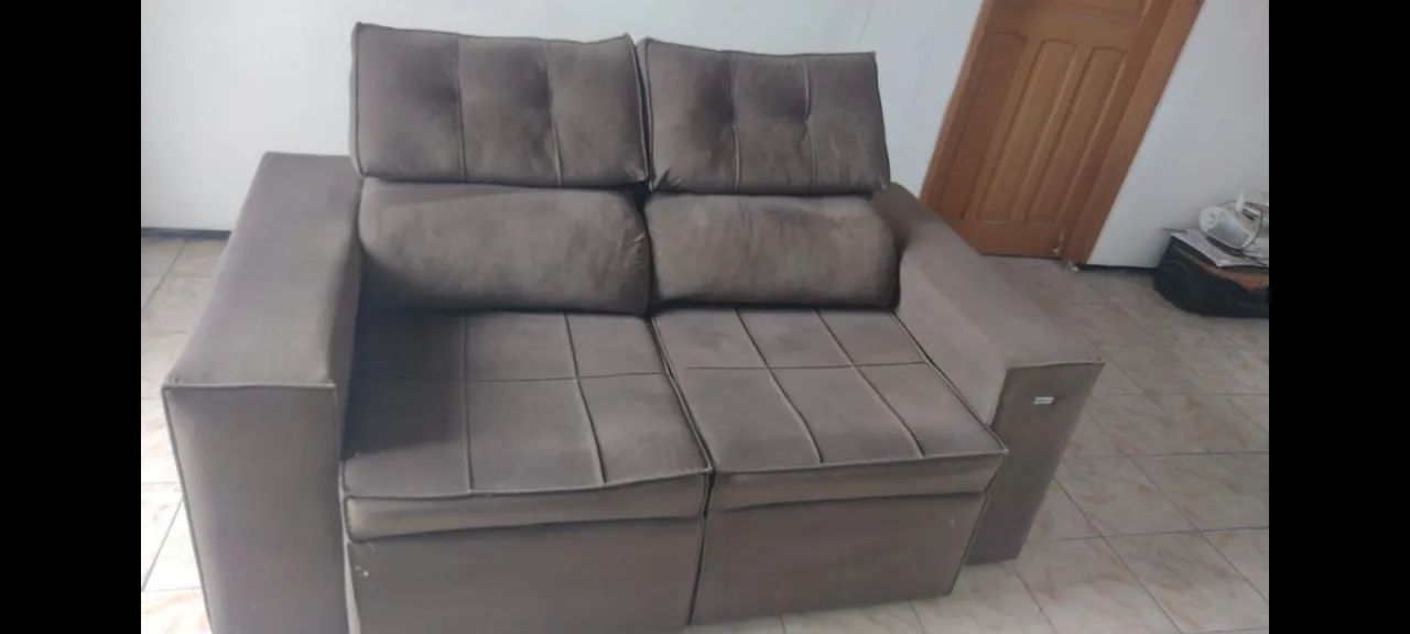 Sofá semi novo. Reclinável  - Foto 3