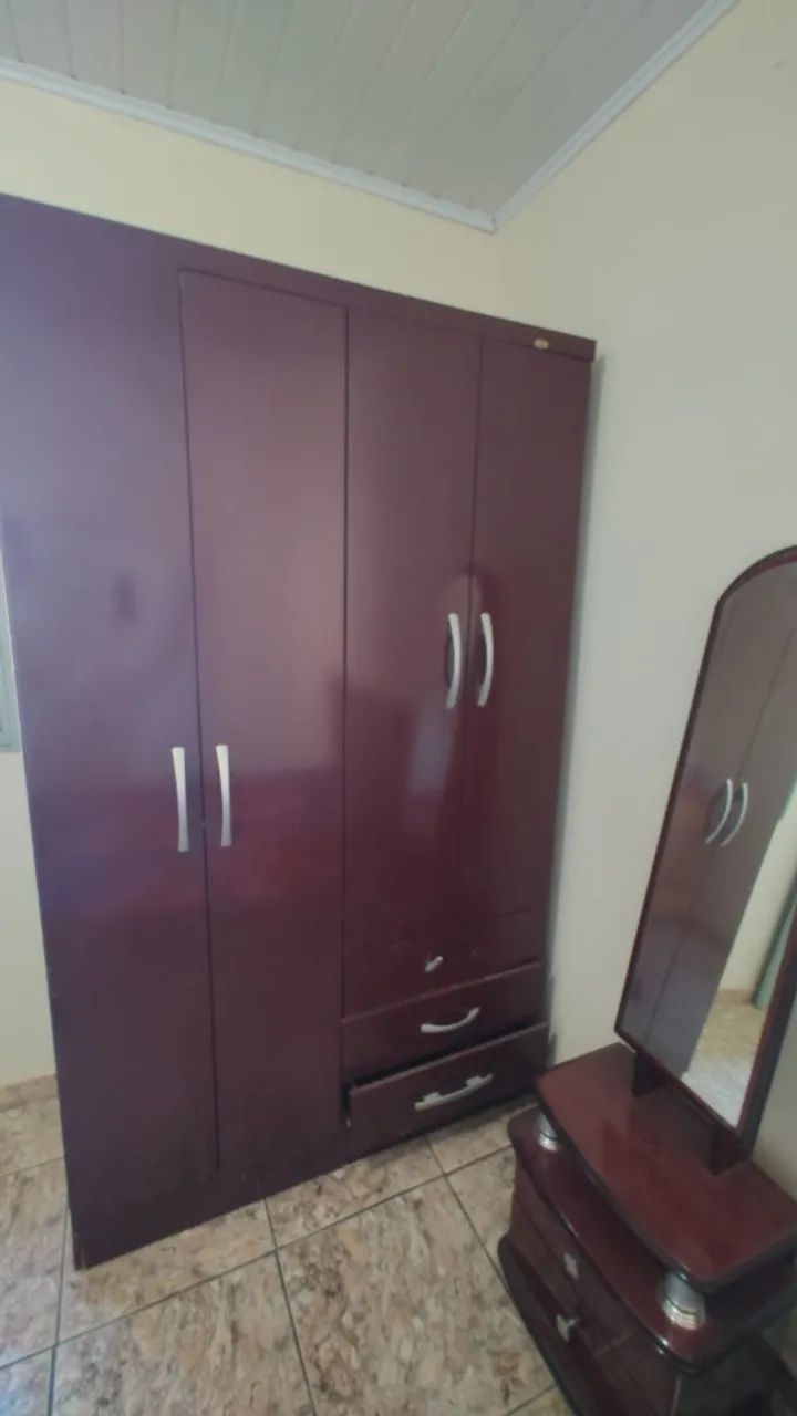 Guarda Roupa + Criado com espelho + Cama - Foto 3