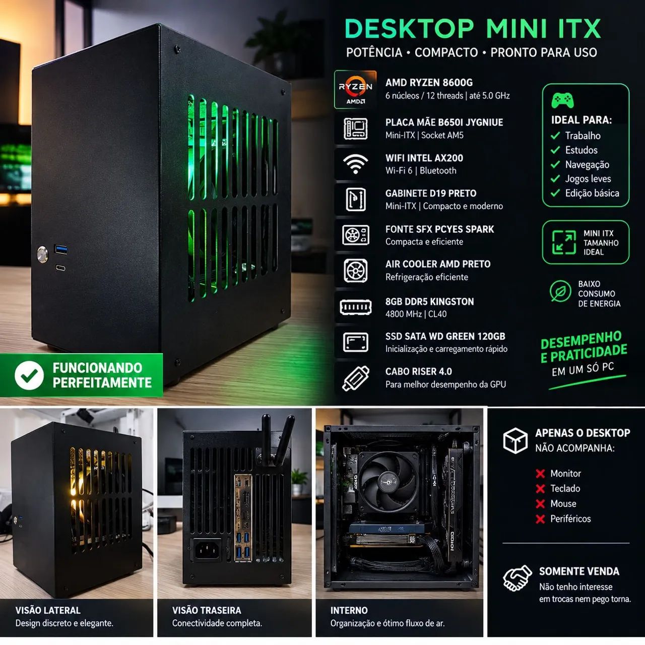 Desktop itx | pc da sala
