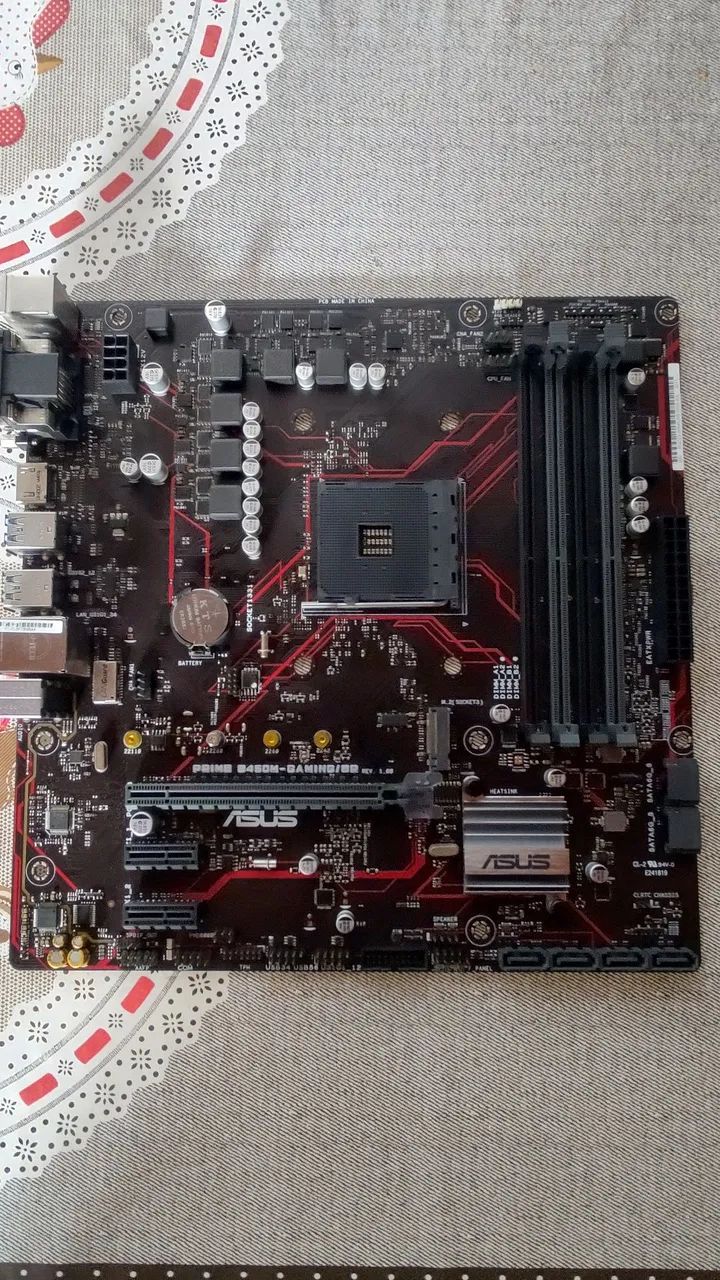 Placa mãe Asus Prime B450M Gaming/BR - Foto 2