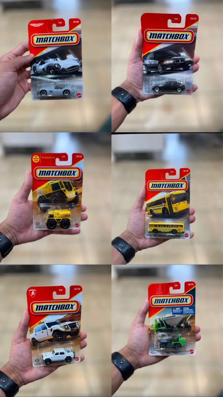 Miniaturas Matchbox e hotwheels 