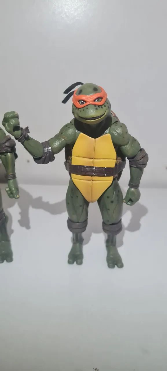 Action figures 3 tartarugas ninja neca sem acessorios - Foto 3