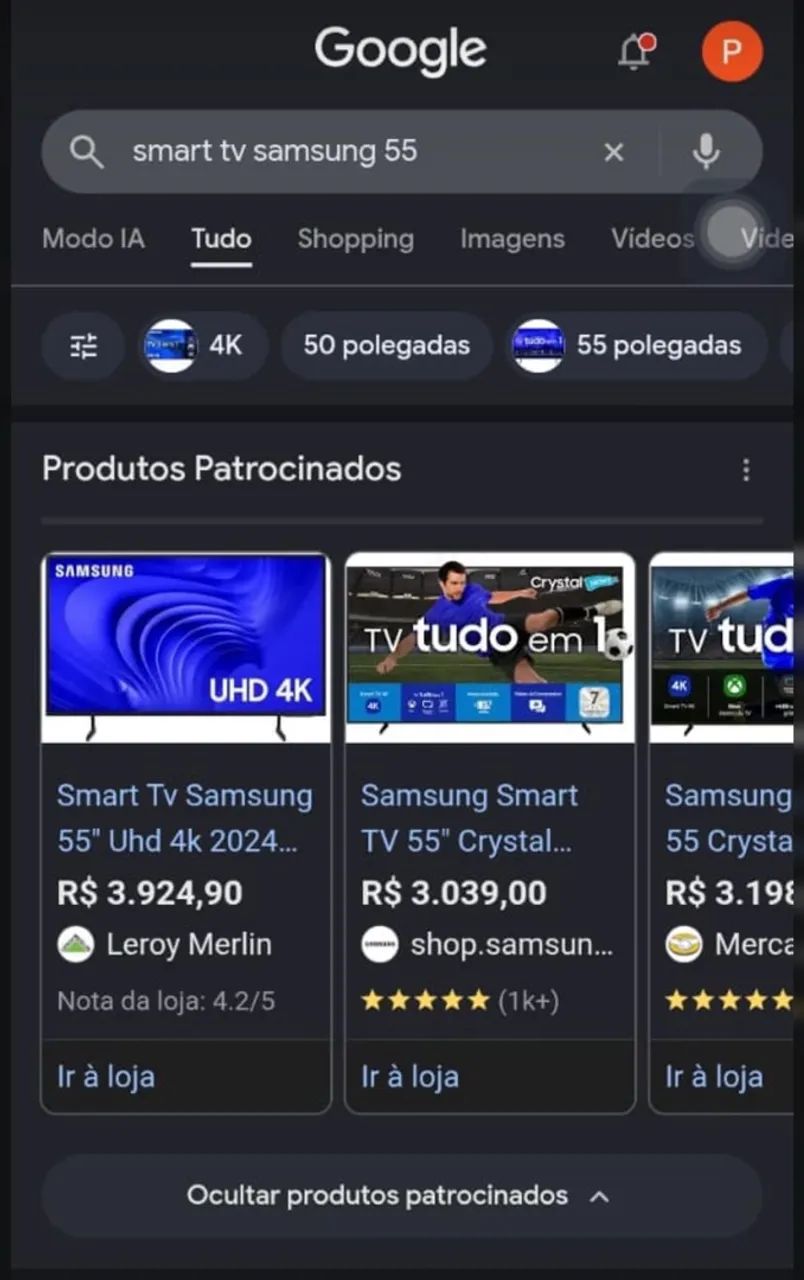 TV SAMSUNG SMART TV FUNCIONANDO TUDO PERFEITAMENTE 55 POLEGADAS