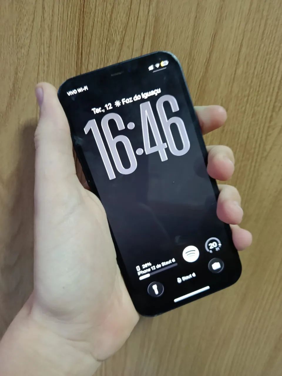 iPhone 12 128GB Preto Face ID OK Bateria 85% - Celulares e