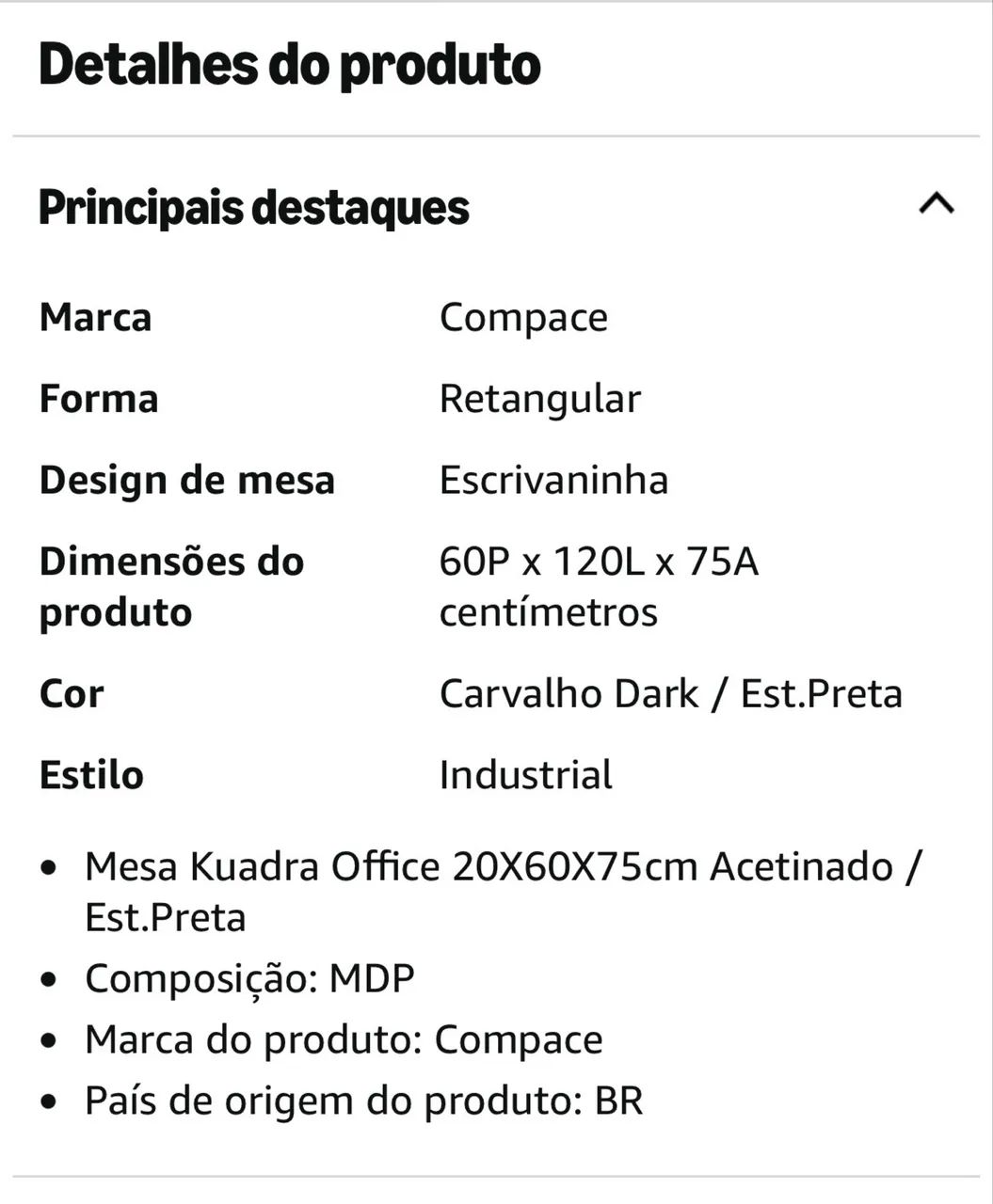 Mesa Escrivaninha  - Foto 5