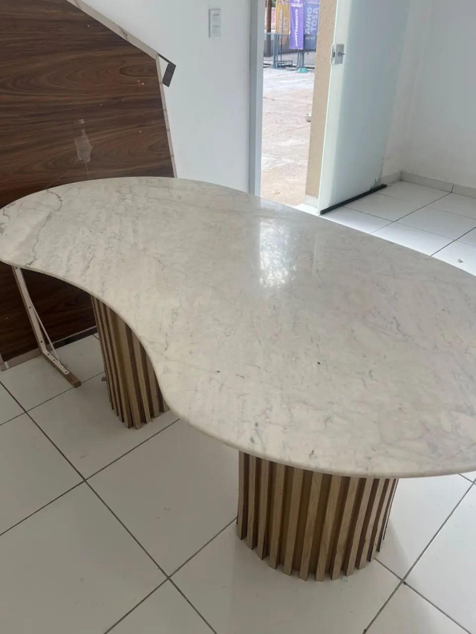 Mesa de mármore - Vendo ou Troco  - Foto 2