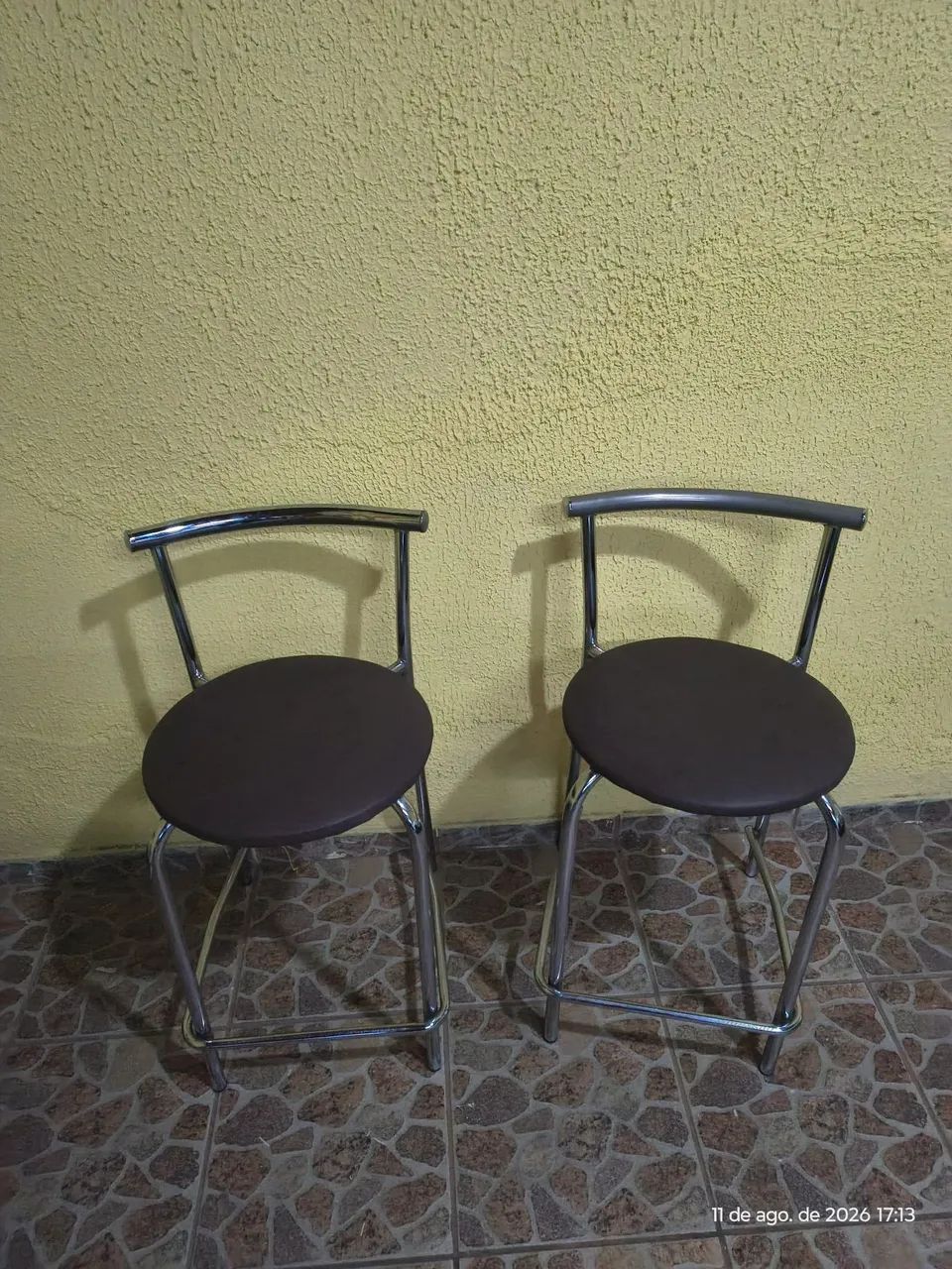 Banqueta alta cromada! - Foto 5