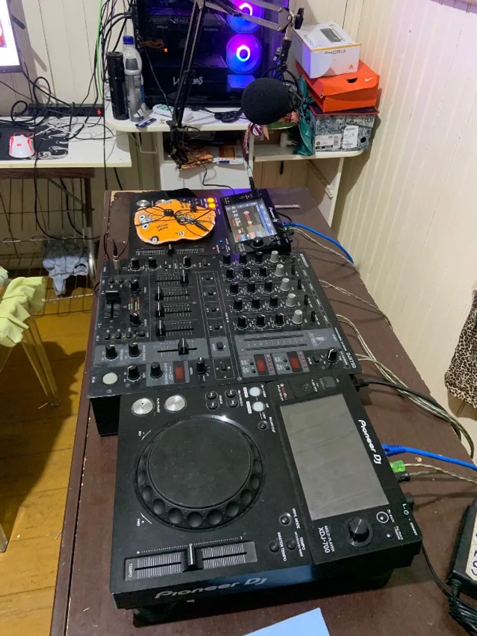 Kit DJ Pioneer 2x XDJ-700 + Mixer Behringer DJX-700 - Foto 3