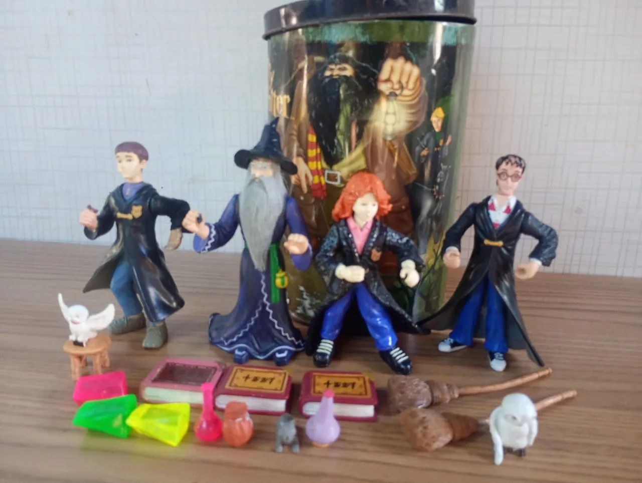 Kit bonecos Harry potter personagens antigo 