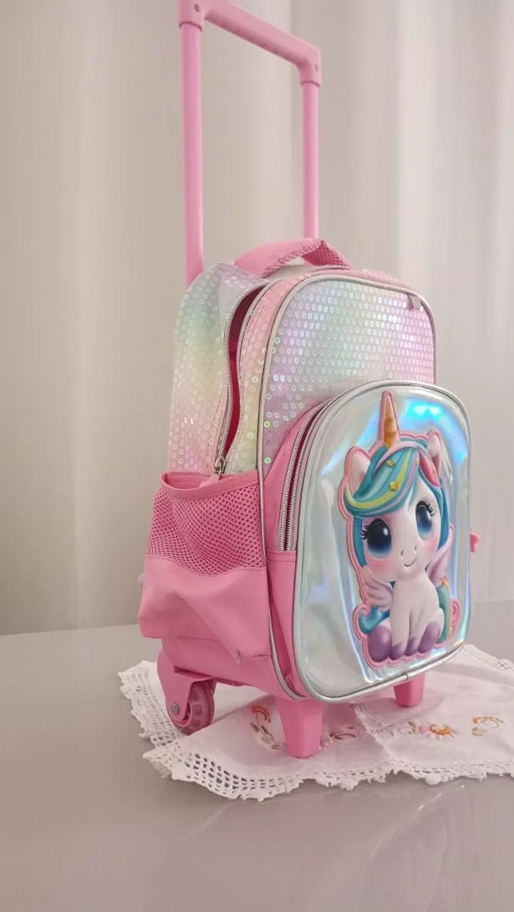 Mochila infantil Unicórnio 
