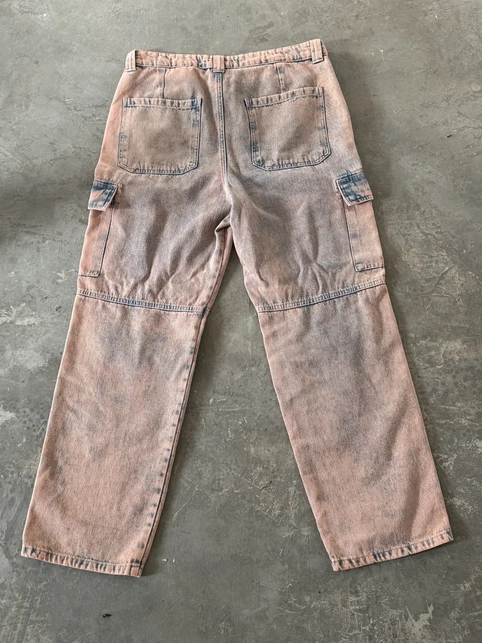Calça Baggy em Jeans com Bolsos Multi Cargo Bluesteel Renner - Foto 2
