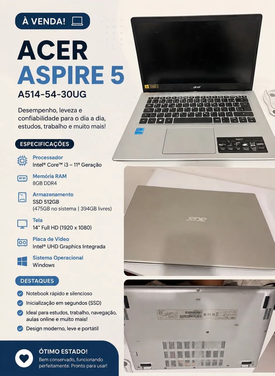 Notebook acer  - Foto 4