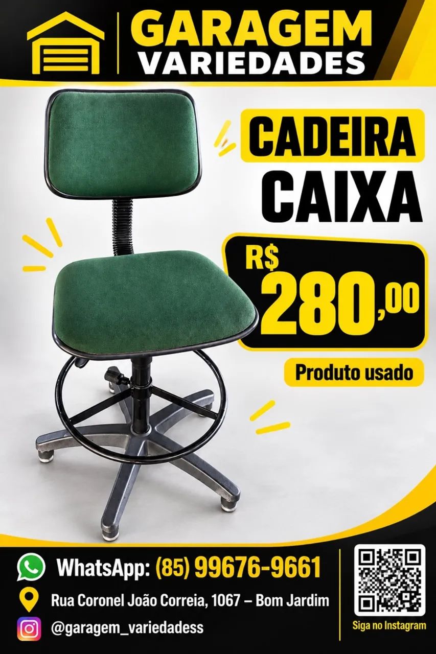 Cadeira caixa 