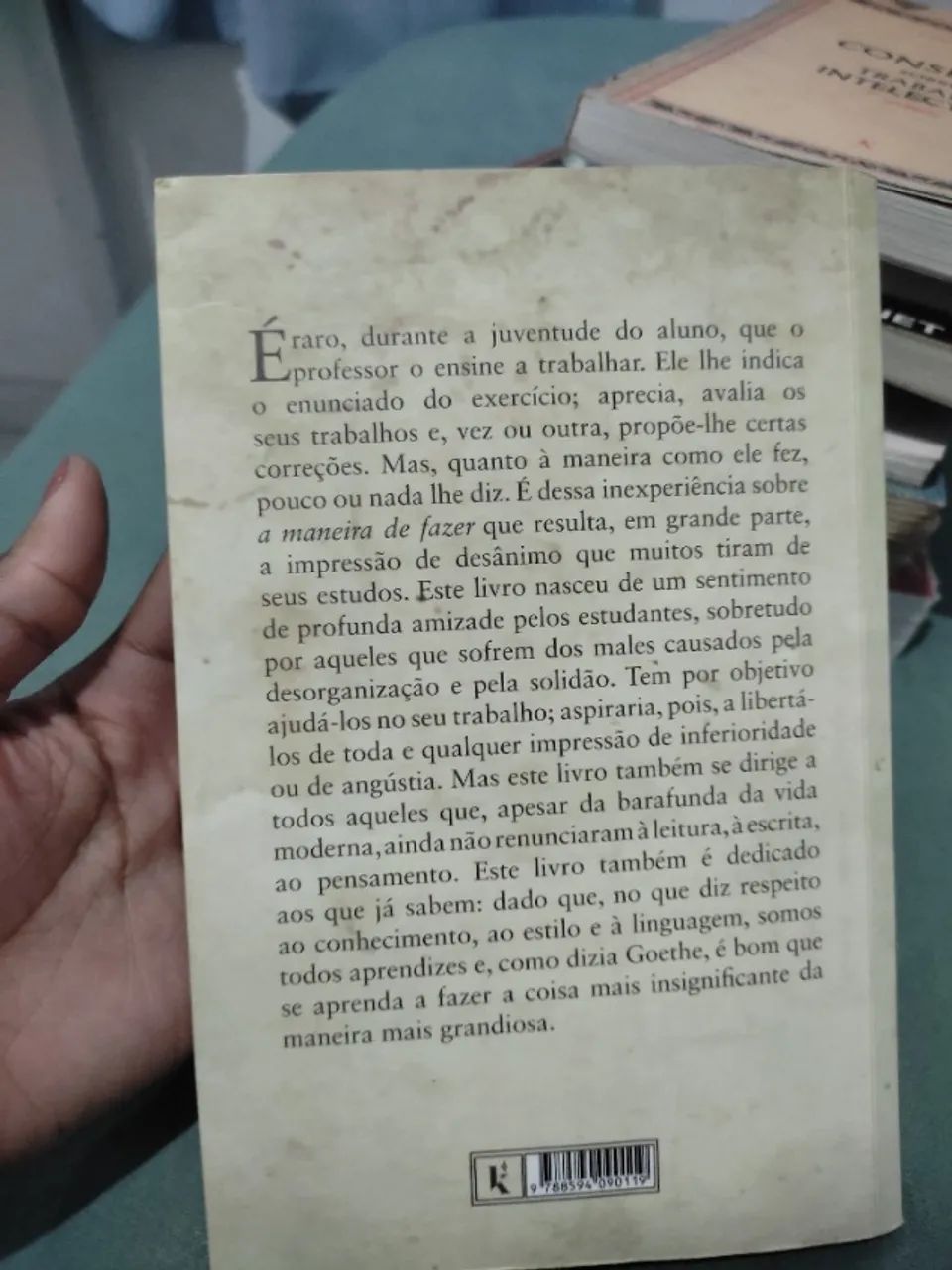 Livro: O trabalho intelectual  - Foto 2