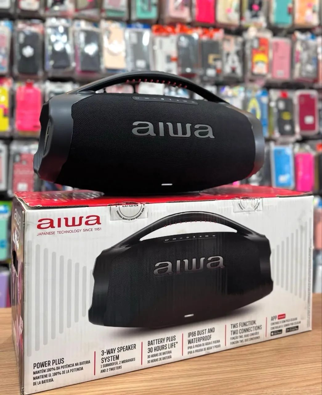 Caixa de som AIWA BOMBOX ORIGINAL  - Foto 2