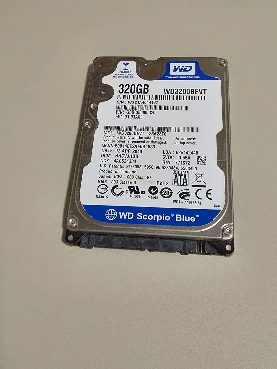 HD Computador 320 GB WD Blue