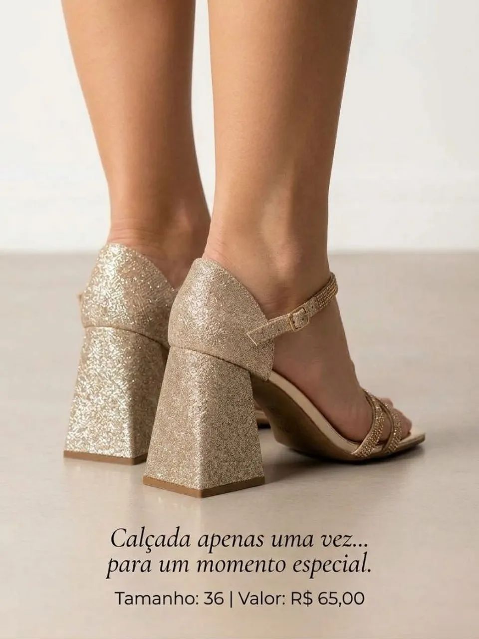 Sandália Dourada - Foto 2