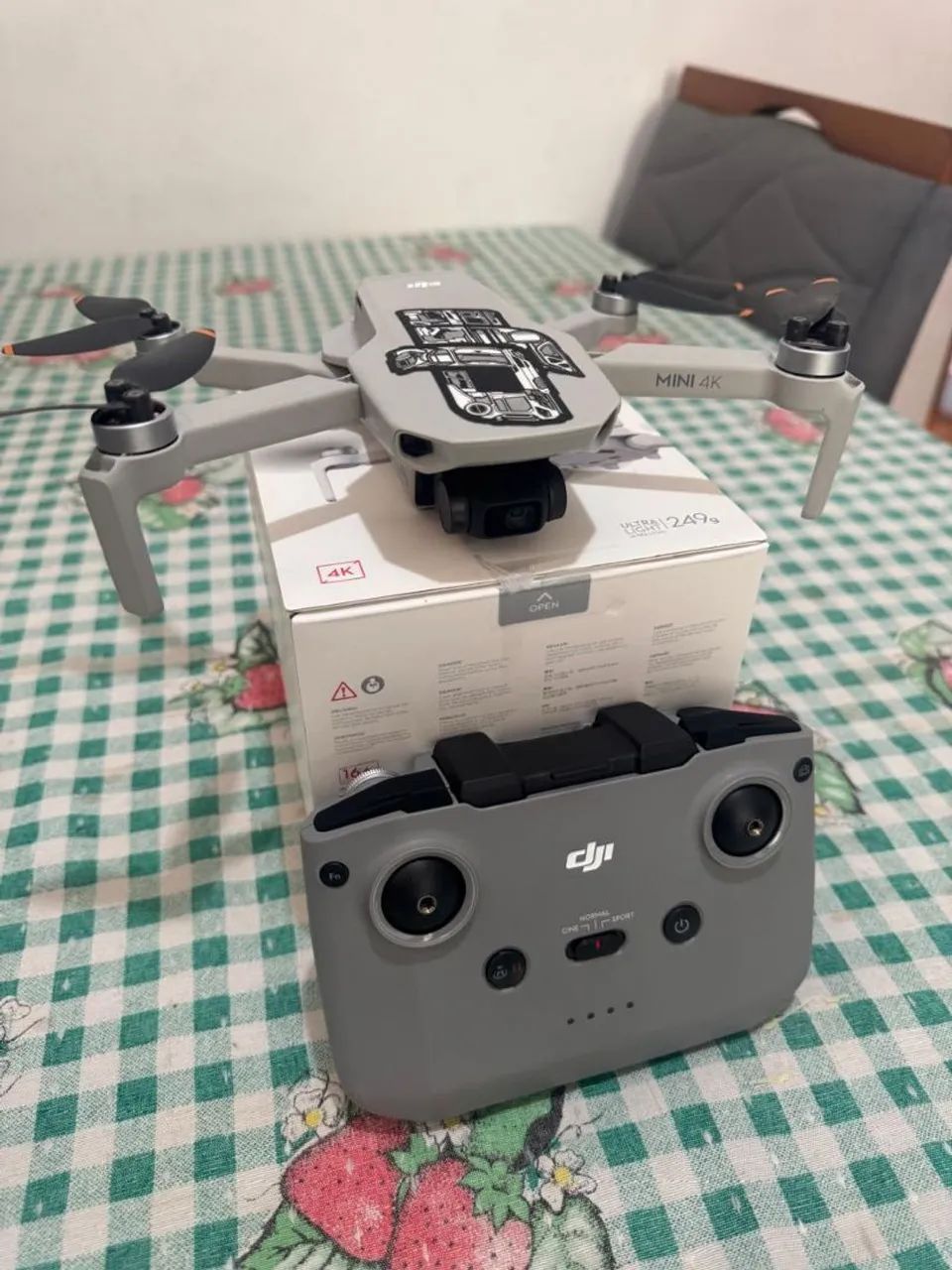 Drone DJI Mini 4k MT2SD Cor Cinza