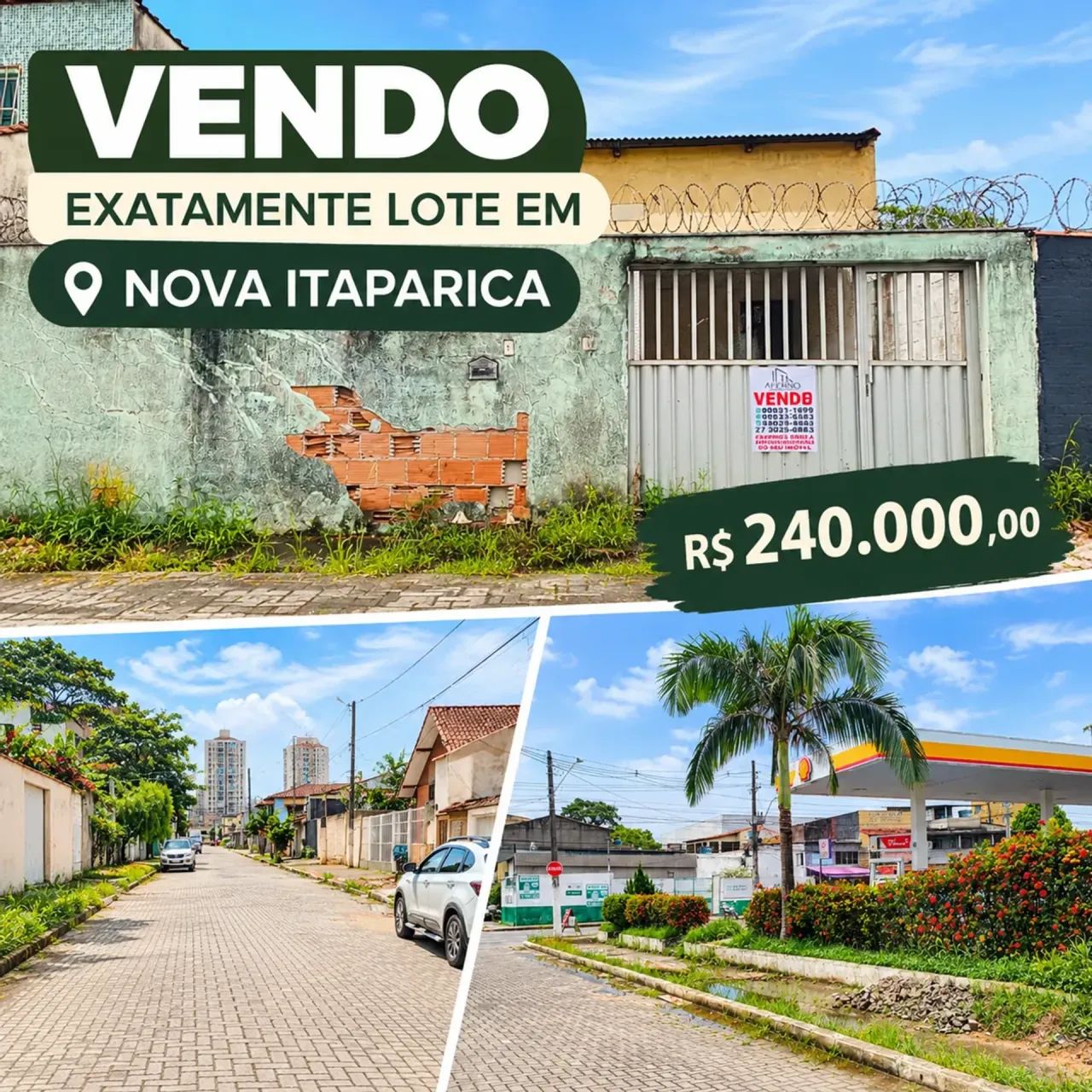 Lote Nova Itaparica 319 m²