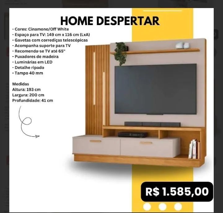 HOME E PAINÉIS LINDOS MODELOS  - Foto 3