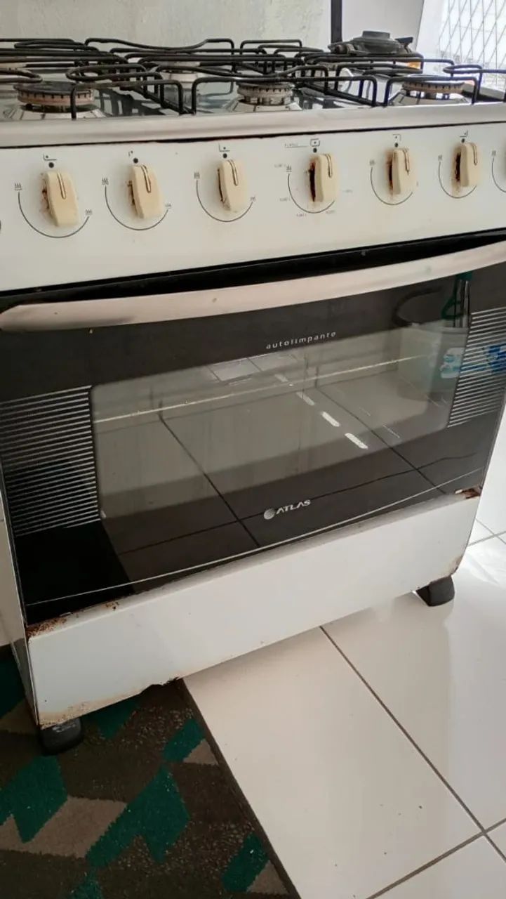 Fogão branco com 6 bocas  - Foto 2