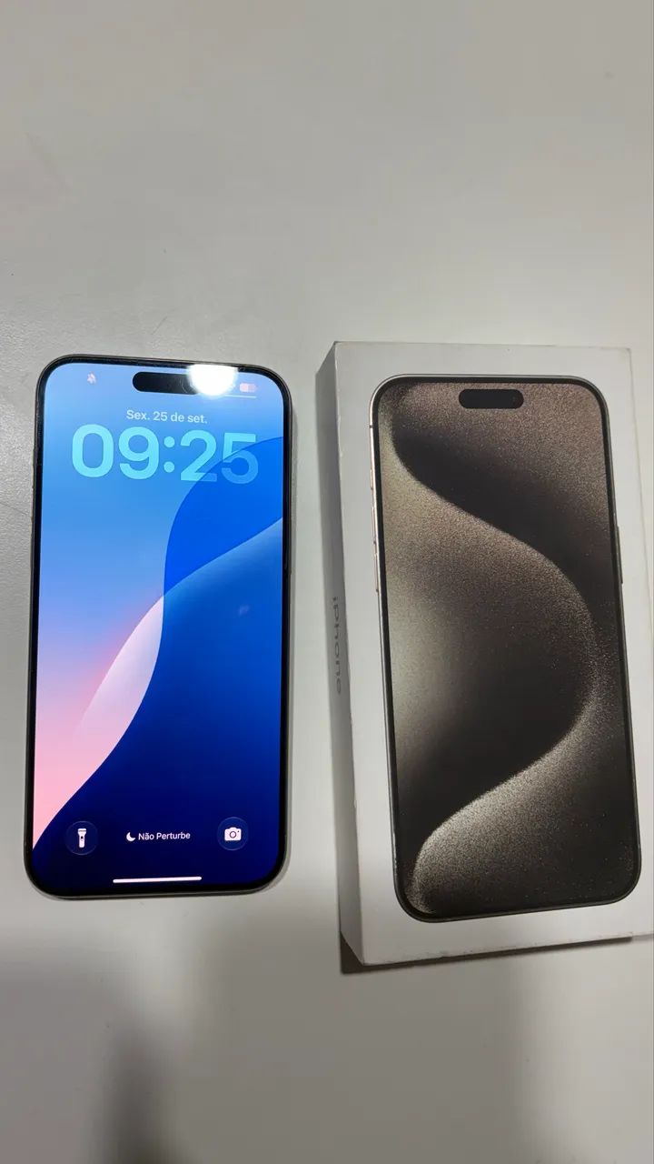iPhone 15 pro max 256gb cinza  - Foto 3