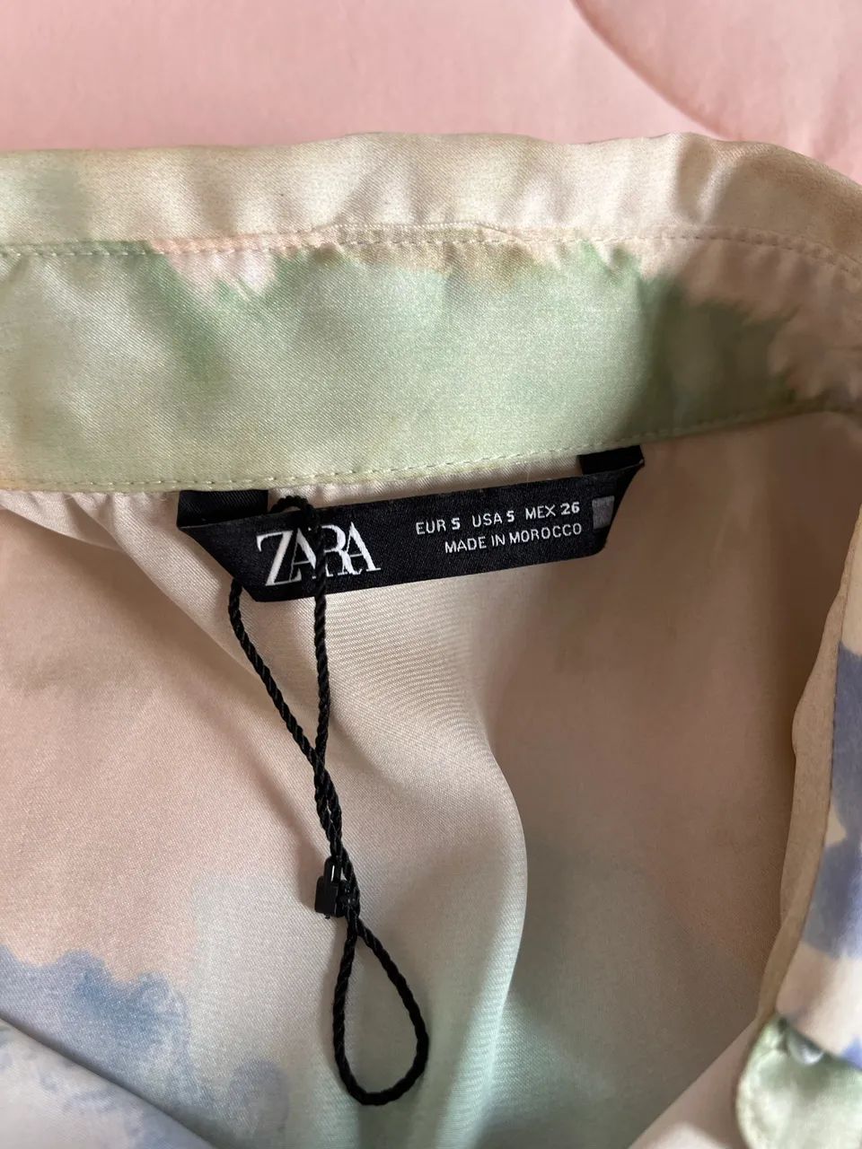 Camisa da Zara acetinada  - Foto 2