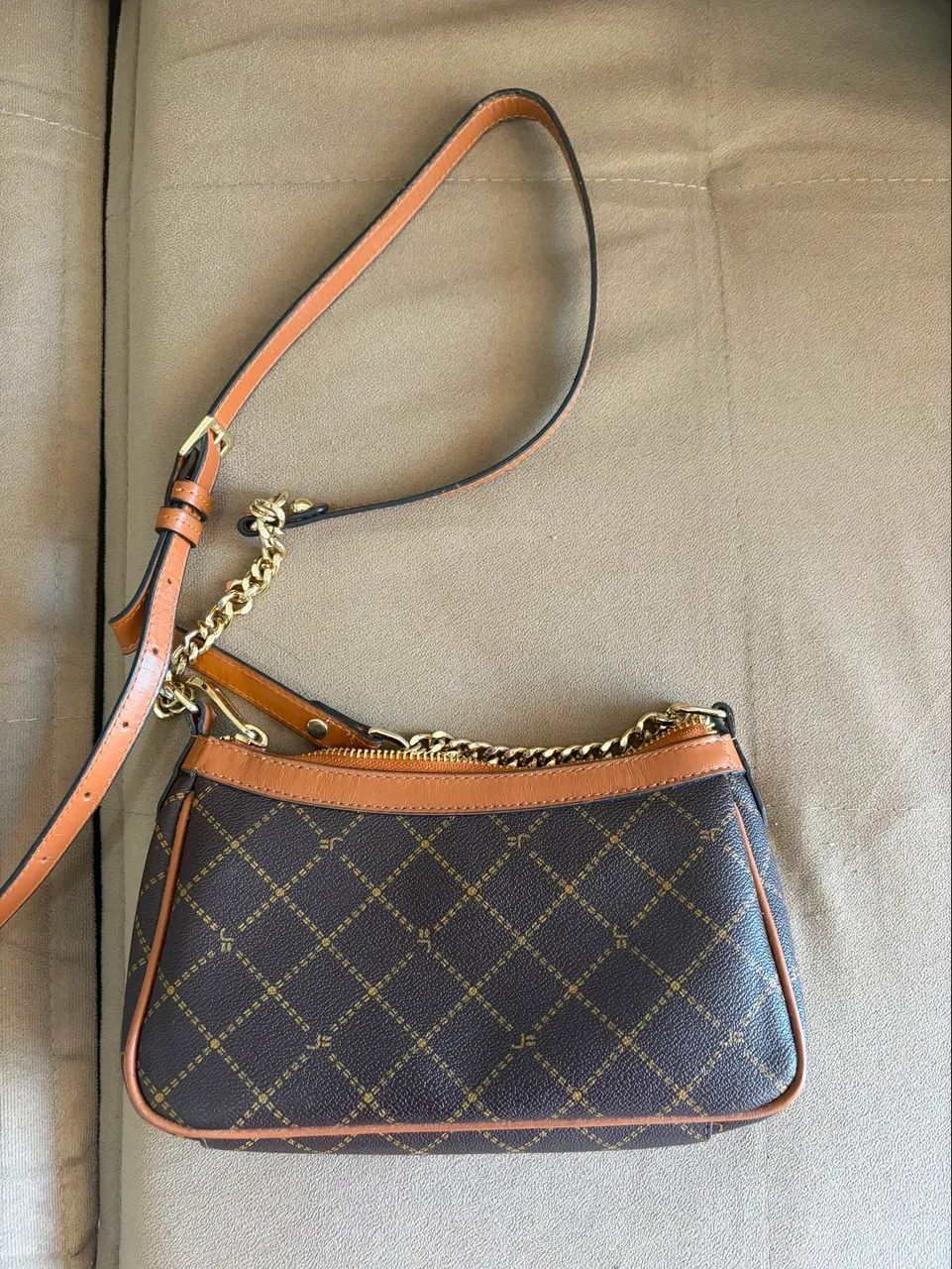 Bolsa Jorge Bischoff Marrom - Foto 2