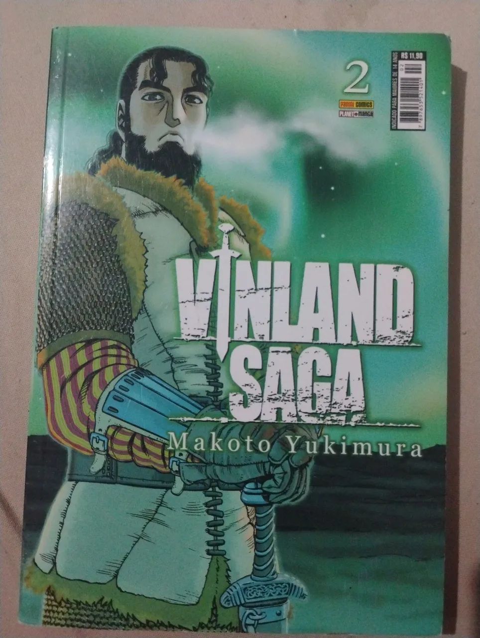 Mangá de viland saga, segundo volume 