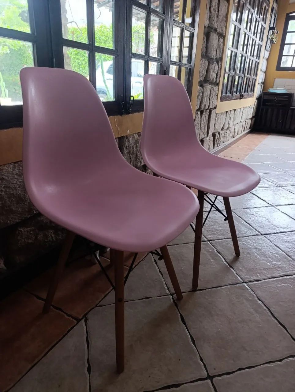 Cadeira Eames Rosa - Foto 2