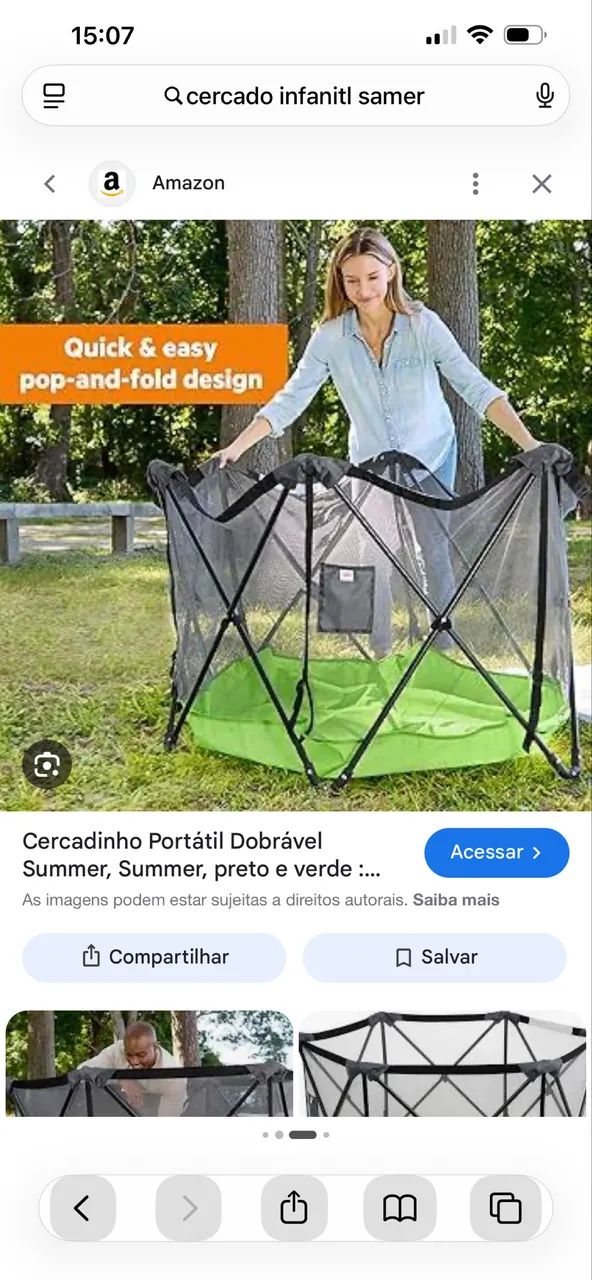 Cercado infantil Summer portátil - Foto 3