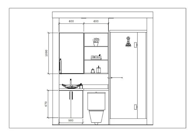 Banheiro Planejado - 100% MDF - Foto 3