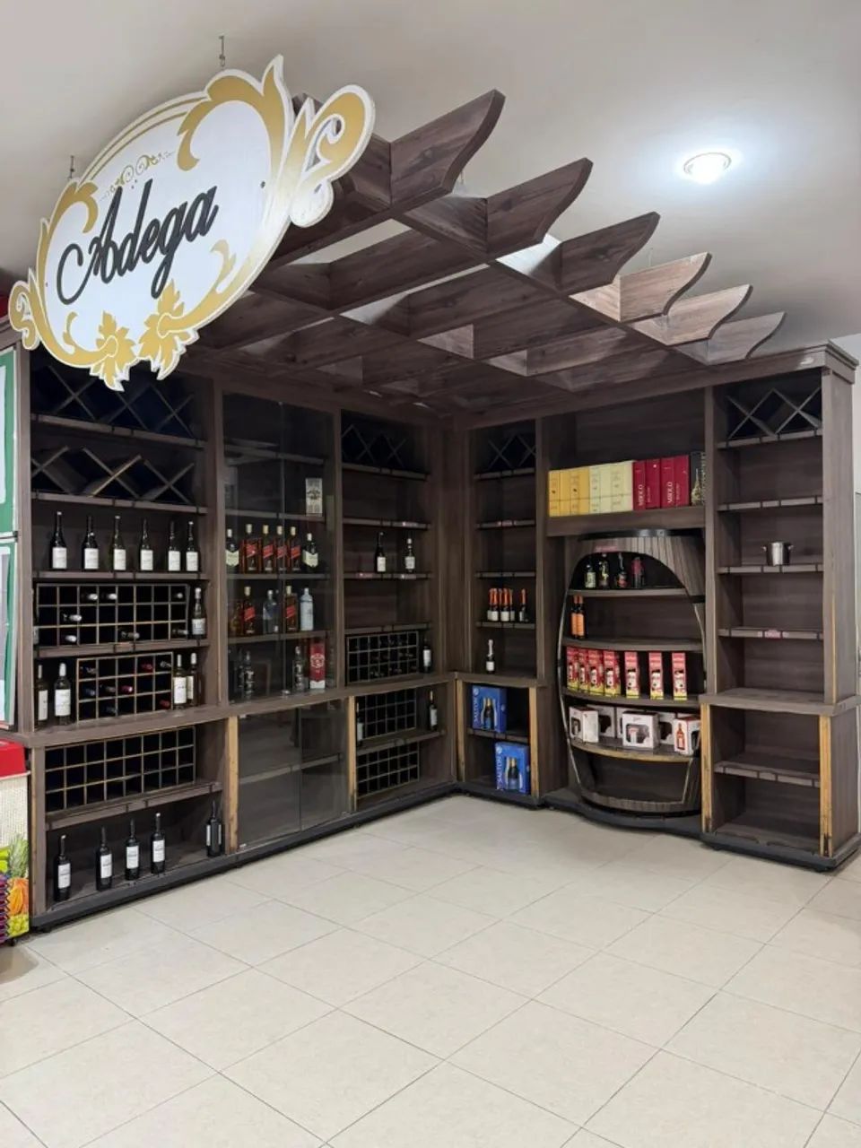 Expositor de Vinhos em Madeira (Adega) - Marca Promarket - Foto 2