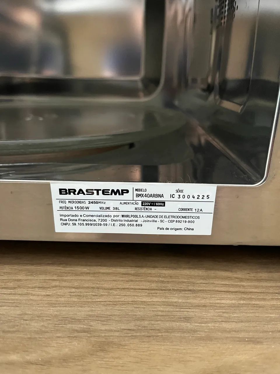 Microondas Brastemp 38l (Novo) - Foto 2