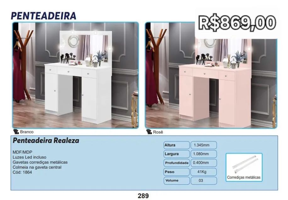 Penteadeira Realeza
