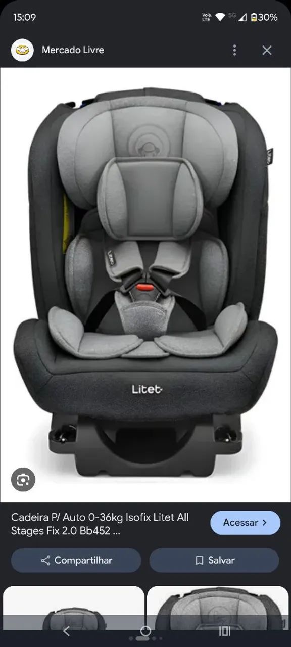 Cadeira para auto 0-36kgb Litet ALL