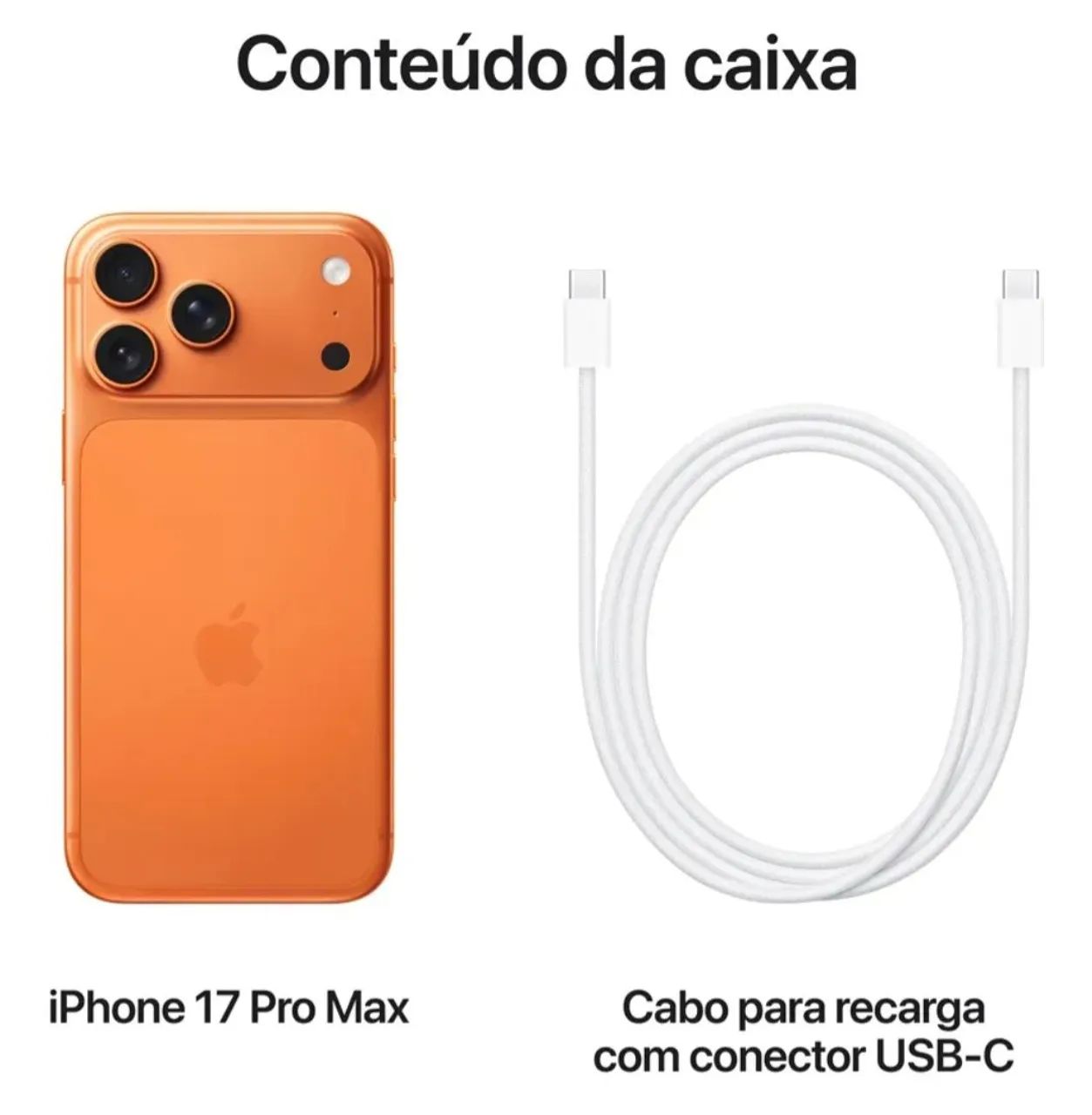IPhone 17 Pró Max 5G NFC 256gb lacrado na caixa com garantia Apple  - Foto 4